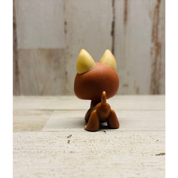 Littlest Pet Shop LPS Vintage German Shepherd Puppy Dog EUC - Picture 2 of 3